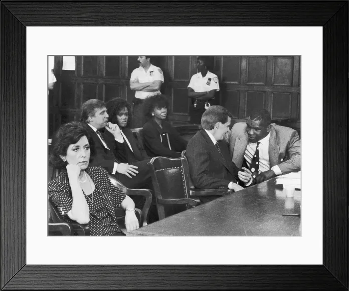 Framed Print : Mike Tyson in Court Framed Print : Mike Tyson in Court