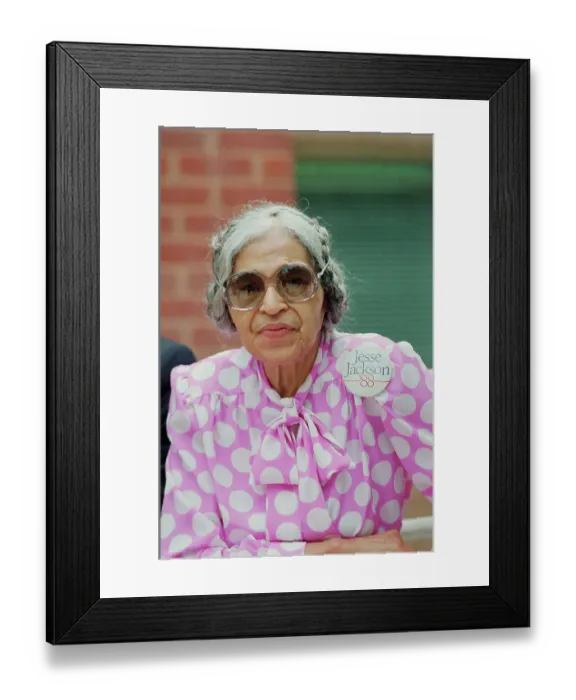 Framed Print : Civil Rights Activist Rosa Parks, Closeup Framed Print : Civil Rights Activist Rosa Parks, Closeup