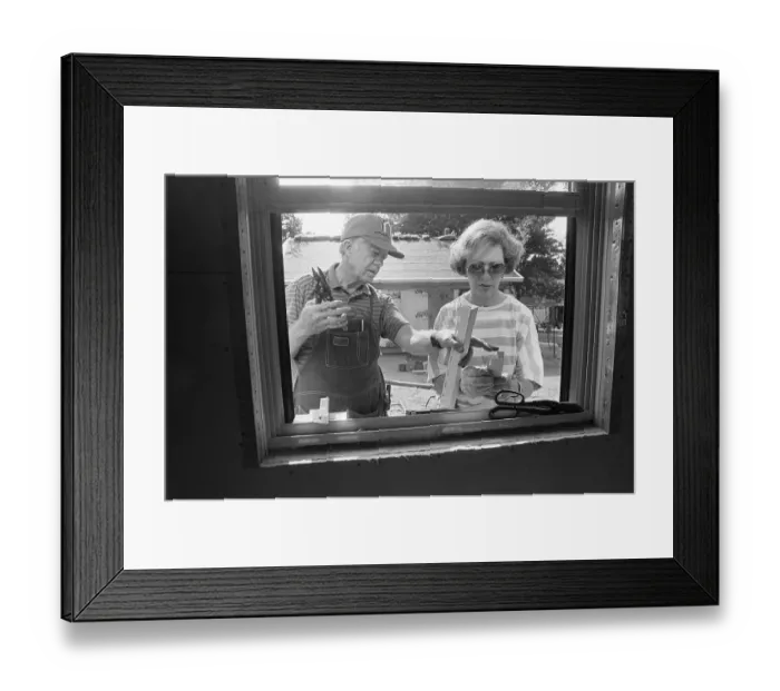 Framed Print : The Carters Building Houses in Atlanta Framed Print : The Carters Building Houses in Atlanta