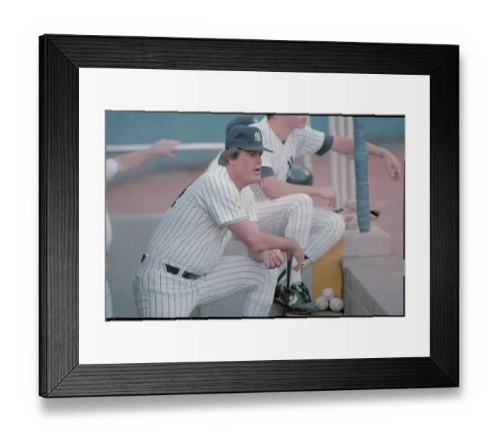 Framed Print : Lou Piniella Observing the Field Framed Print : Lou Piniella Observing the Field