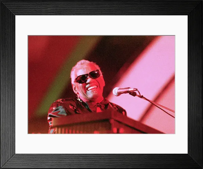 Framed Print : Ray Charles Closes Playboy Jazz Festival Framed Print : Ray Charles Closes Playboy Jazz Festival