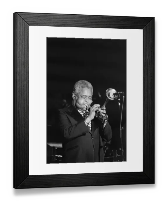 Framed Print : Dizzy Gillespie Playing at Carnegie Hall Framed Print : Dizzy Gillespie Playing at Carnegie Hall