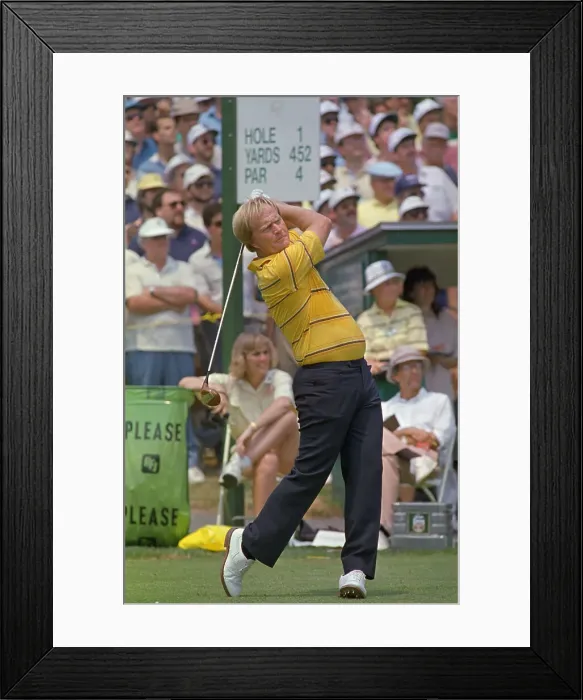 Framed Print : Jack Nicklaus Playing Golf Framed Print : Jack Nicklaus Playing Golf