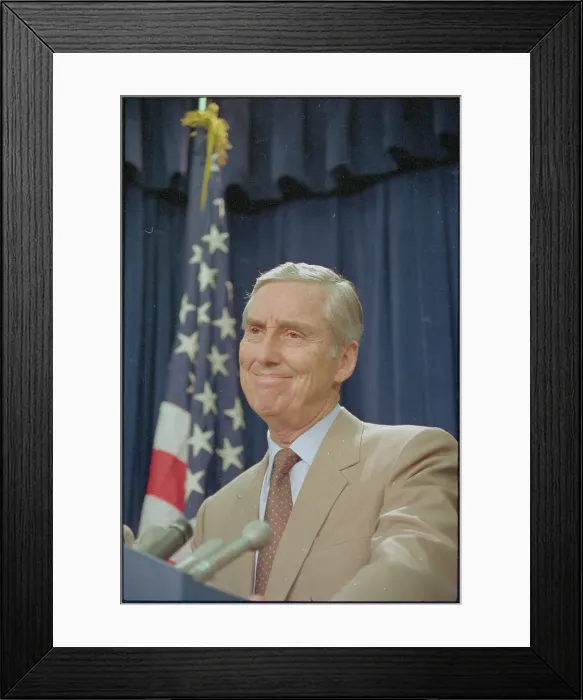 Framed Print : Portrait of Lloyd Bentsen Framed Print : Portrait of Lloyd Bentsen