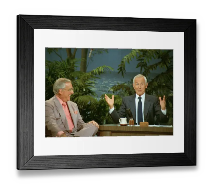 Framed Print : Johnny Carson and Ed McMahon on The Tonight Show Framed Print : Johnny Carson and Ed McMahon on The Tonight Show