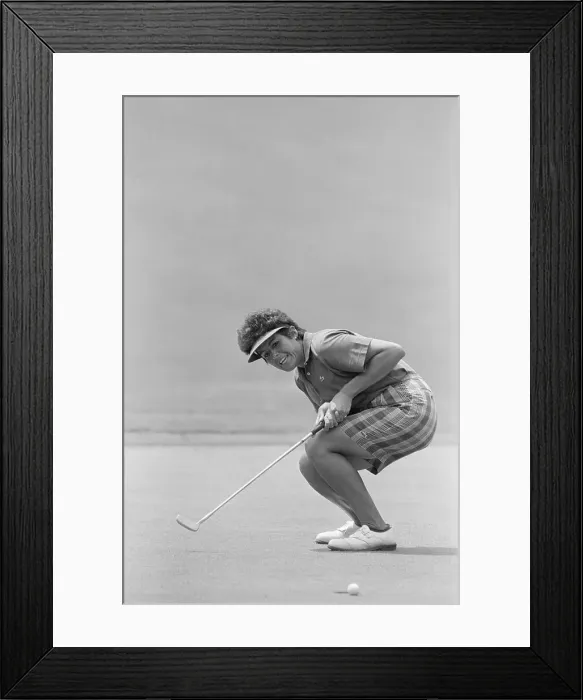 Framed Print : Nancy Lopez Missing Birdie Putt Framed Print : Nancy Lopez Missing Birdie Putt