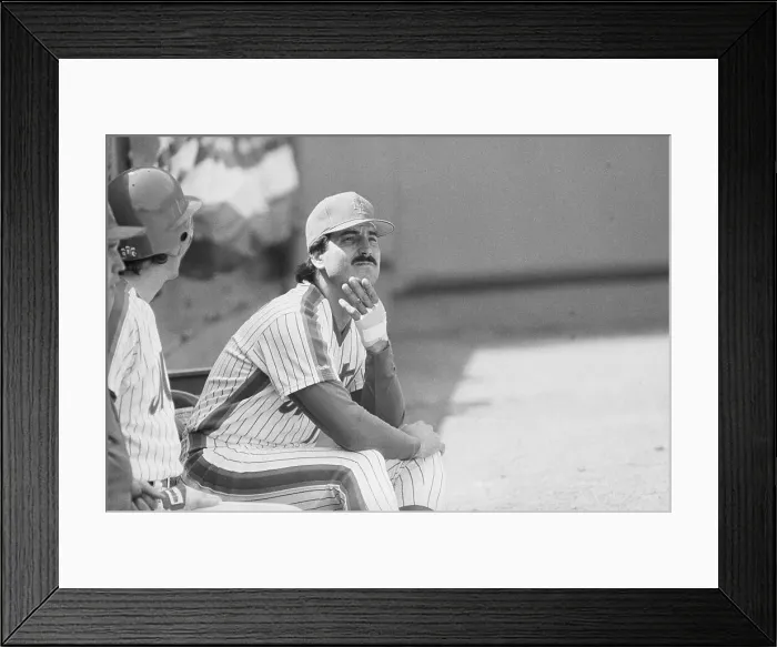 Framed Print : Keith Hernandez in Pensive Mood Framed Print : Keith Hernandez in Pensive Mood