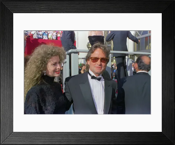 Framed Print : Diandra and Michael Douglas Arriving Framed Print : Diandra and Michael Douglas Arriving