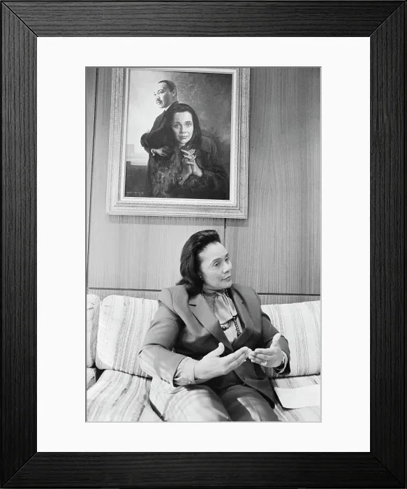 Framed Print : Coretta Scott King Crying Framed Print : Coretta Scott King Crying