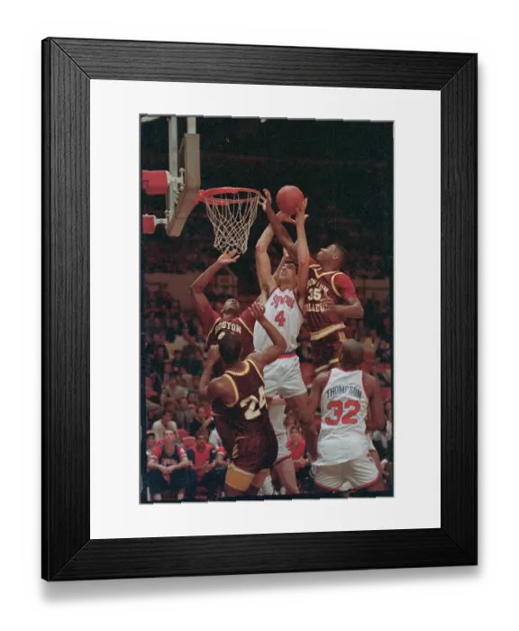 Framed Print : Action During Big East Game Framed Print : Action During Big East Game