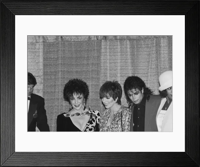 Framed Print : Celebrities at Honorary Event for Michael Jackson Framed Print : Celebrities at Honorary Event for Michael Jackson