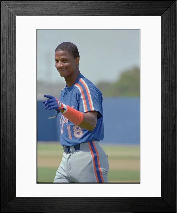 Framed Print : Portrait of Darryl Strawberry