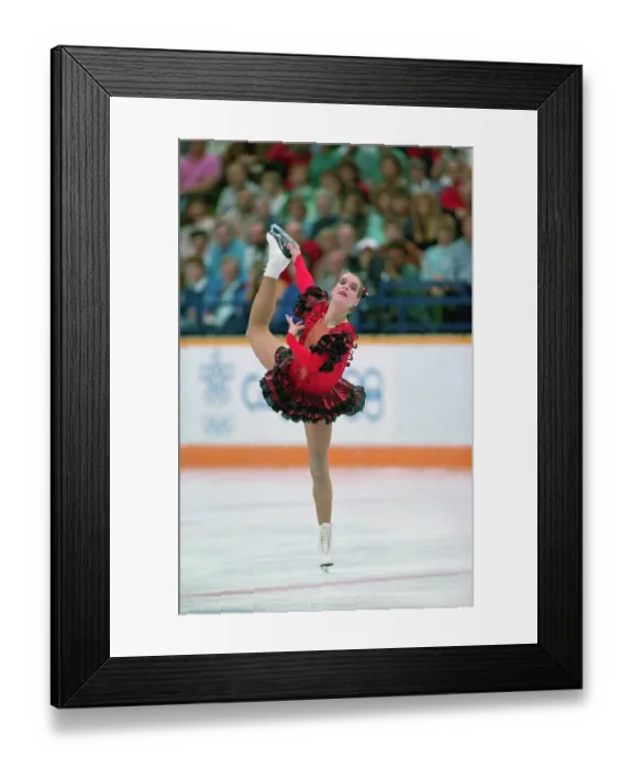 Framed Print : Katarina Witt In Performance