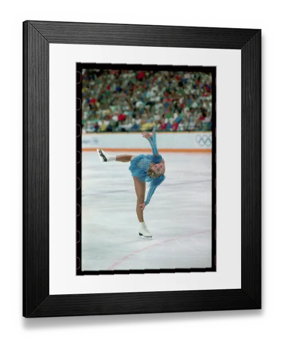 Framed Print : Katarina Witt In Performance
