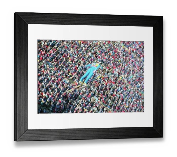 Framed Print : Matti Nykanen Performing Ski Jump Framed Print : Matti Nykanen Performing Ski Jump