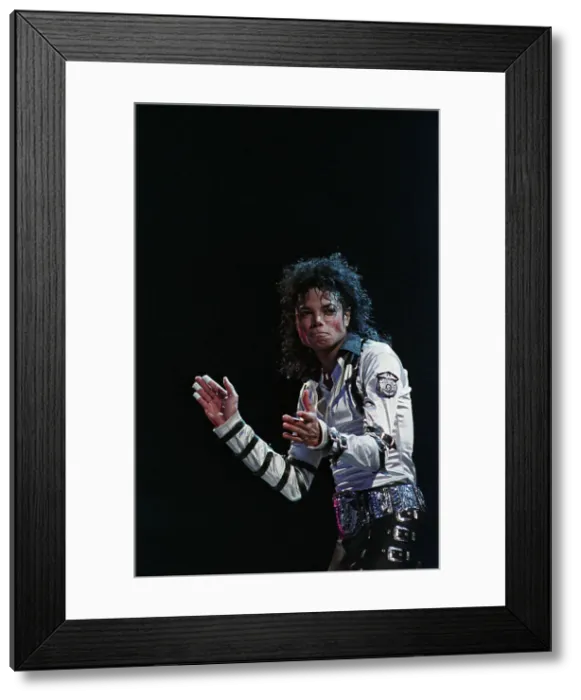 Framed Print : Michael Jackson Performing on Stage Framed Print : Michael Jackson Performing on Stage