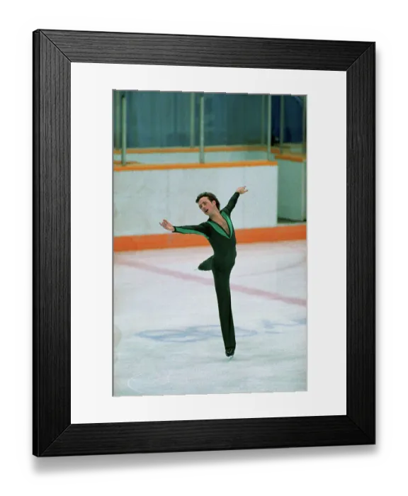 Framed Print : Brian Boitano Ice Skating