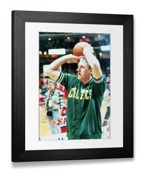 Framed Print : Larry Bird Shooting During All-Stars Three Point Competition Framed Print : Larry Bird Shooting During All-Stars Three Point Competition