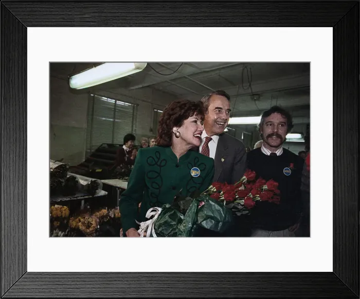 Framed Print : Bob and Elizabeth Dole Posing Framed Print : Bob and Elizabeth Dole Posing