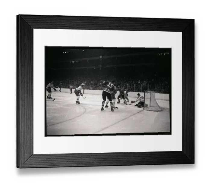 Framed Print : Hockey Players in Fast Action Framed Print : Hockey Players in Fast Action