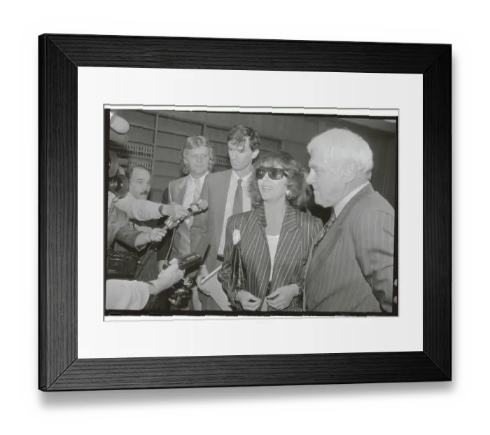 Framed Print : Actress Joan Collins and Ex Husband Peter Holm Framed Print : Actress Joan Collins and Ex Husband Peter Holm