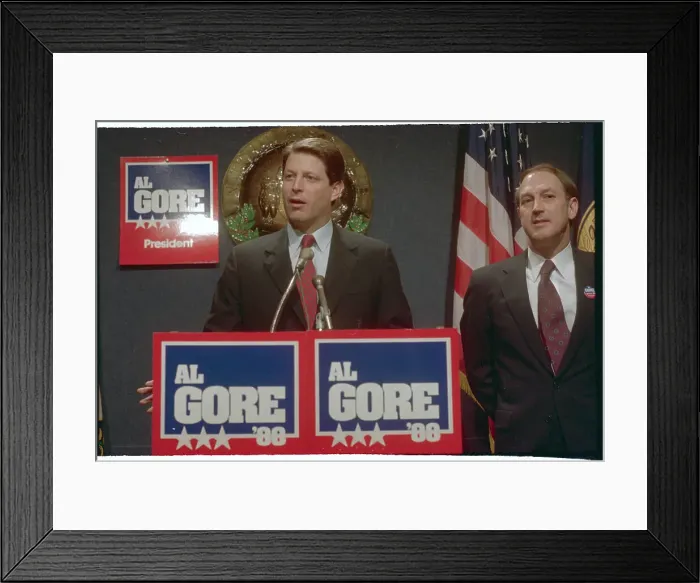 Framed Print : Al Gore Speaking at National Press Club