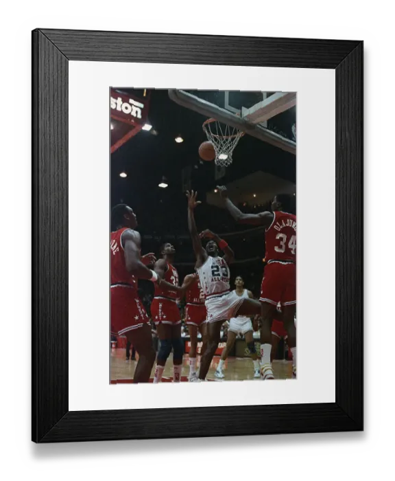 Framed Print : Michael Jordan in All-Star Action Framed Print : Michael Jordan in All-Star Action