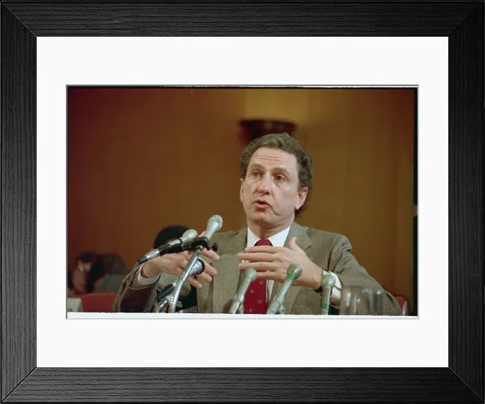 Framed Print : Arlen Spector Testifying Framed Print : Arlen Spector Testifying