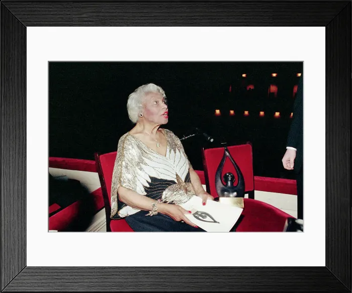 Framed Print : Marian Anderson Seated with Award Trophy Framed Print : Marian Anderson Seated with Award Trophy