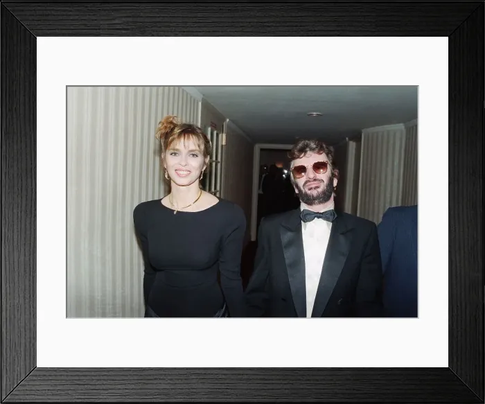 Framed Print : Ringo Starr with Wife Barbara Bach Framed Print : Ringo Starr with Wife Barbara Bach