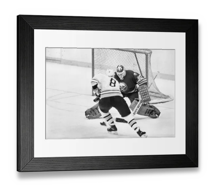 Framed Print : Cam Neely Scoring Goal Framed Print : Cam Neely Scoring Goal