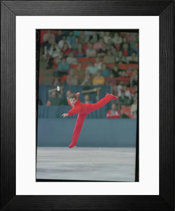 Framed Print : Paul Wylie Skating Framed Print : Paul Wylie Skating