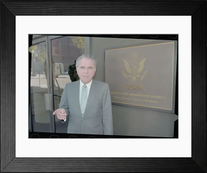 Framed Print : Portrait of Charles Wick Framed Print : Portrait of Charles Wick