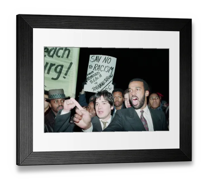 Framed Print : Protesters After Trial Framed Print : Protesters After Trial