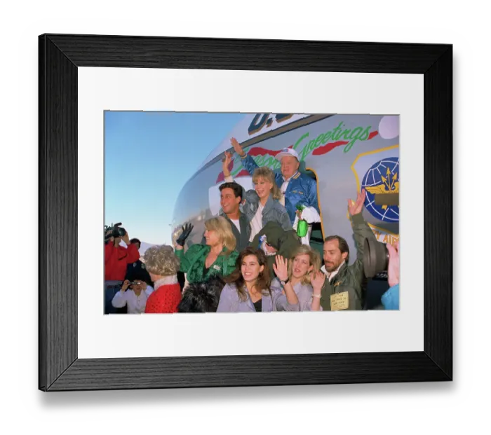 Framed Print : Bob Hope with Entertainers Framed Print : Bob Hope with Entertainers