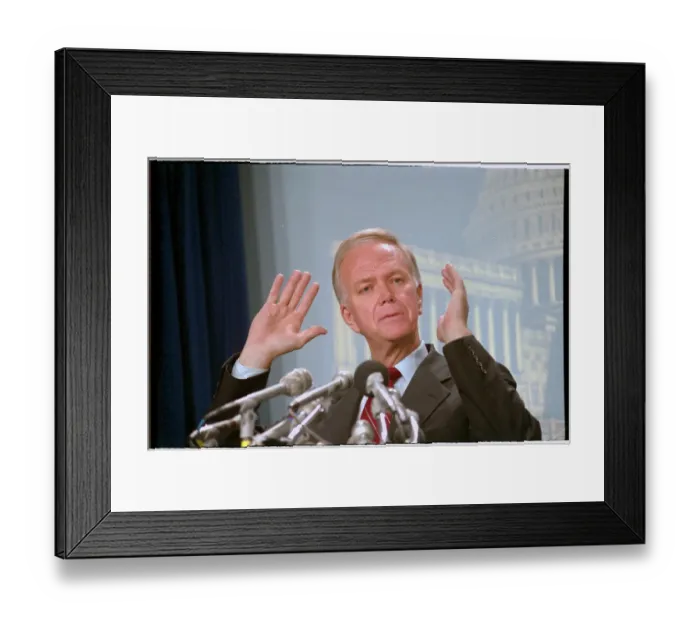 Framed Print : Portrait of Bob Packwood Framed Print : Portrait of Bob Packwood
