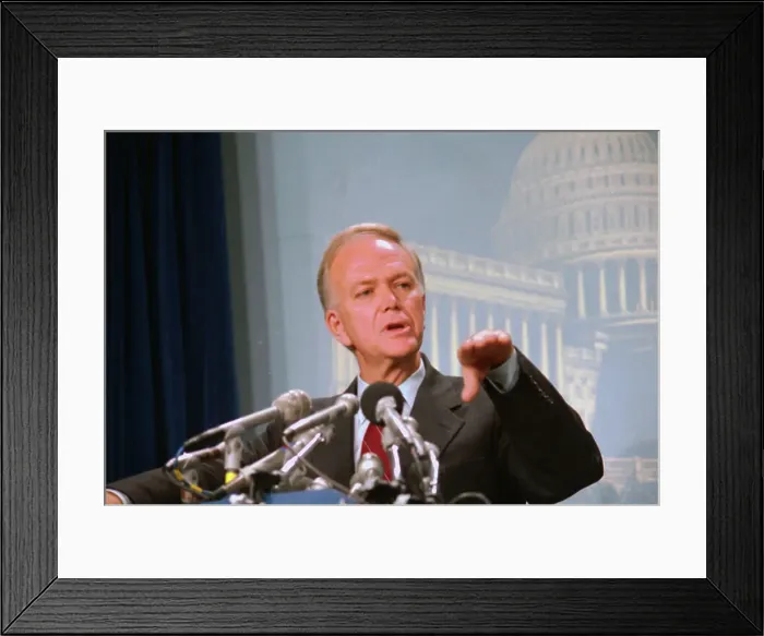 Framed Print : Portrait of Bob Packwood Framed Print : Portrait of Bob Packwood