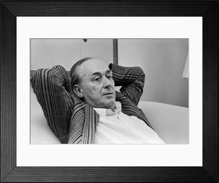Framed Print : J.G. Ballard with Arms Behind Head Framed Print : J.G. Ballard with Arms Behind Head