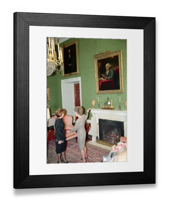 Framed Print : Nancy Reagan and Raisa Gorbachev Framed Print : Nancy Reagan and Raisa Gorbachev