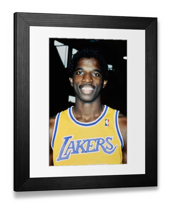 Framed Print : Portrait of A.C. Green Smiling Framed Print : Portrait of A.C. Green Smiling