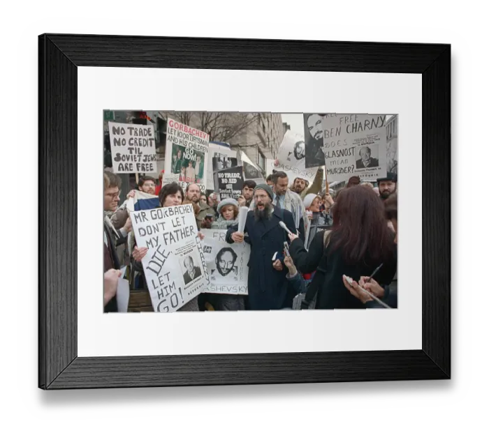 Framed Print : Supporters of Soviet Jews Framed Print : Supporters of Soviet Jews
