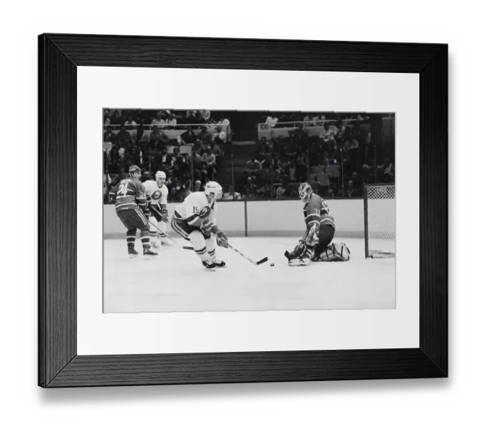 Framed Print : Patrick Roy Blocking a Shot on Goal Framed Print : Patrick Roy Blocking a Shot on Goal