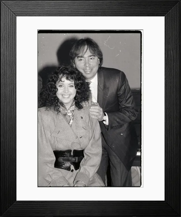 Framed Print : Composer Webber and Wife Framed Print : Composer Webber and Wife