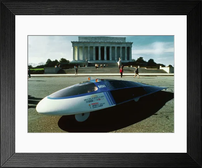 Framed Print : Solar Powered Car Framed Print : Solar Powered Car