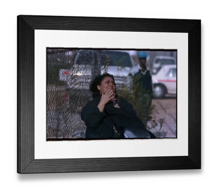 Framed Print : Overview of Fire at Prison Riot Framed Print : Overview of Fire at Prison Riot