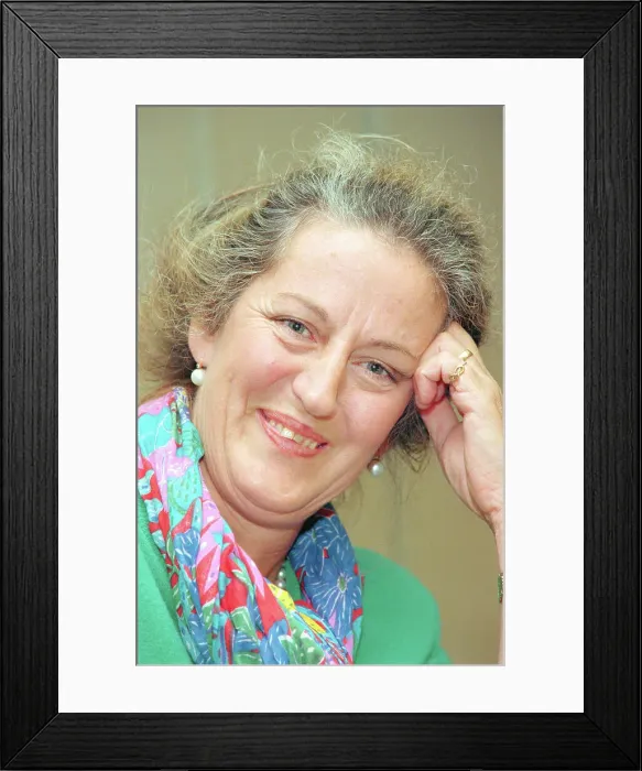 Framed Print : Portrait of Germaine Greer Framed Print : Portrait of Germaine Greer