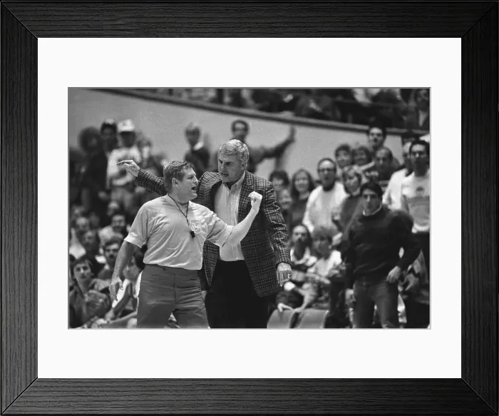 Framed Print : Basketball Coaches Arguing