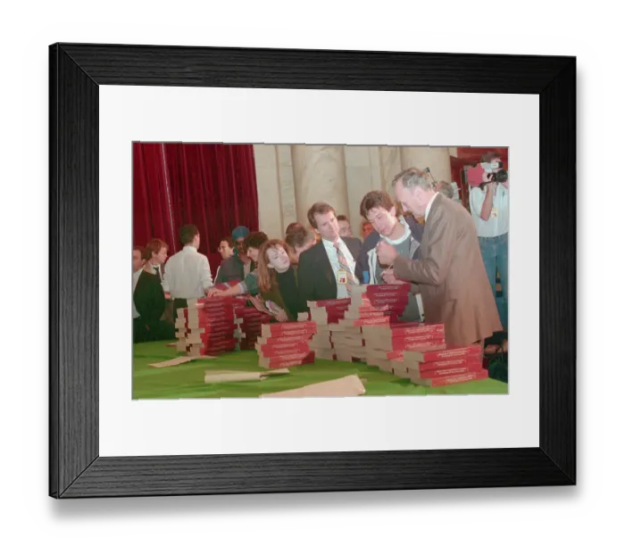 Framed Print : Reporters Looking at Congressional Reports Framed Print : Reporters Looking at Congressional Reports