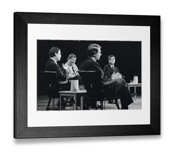 Framed Print : Presidential Candidates Presenting Views Framed Print : Presidential Candidates Presenting Views