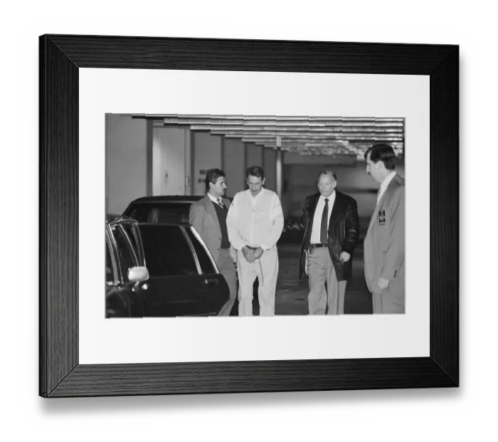 Framed Print : US Marshals Escorting Alphonse Persico Framed Print : US Marshals Escorting Alphonse Persico